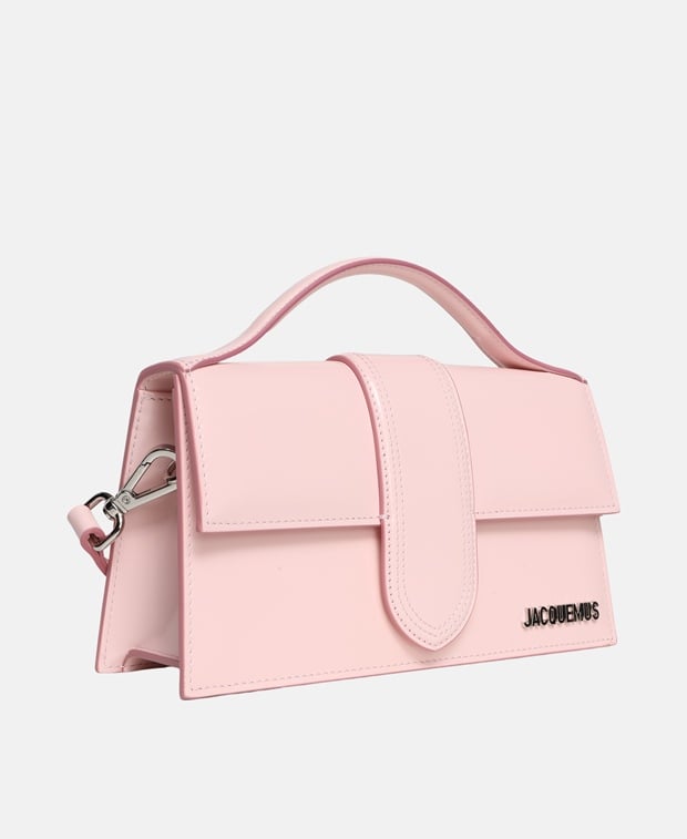 Jacquemus Le Grand Bambino Leather shoulder bag Rose