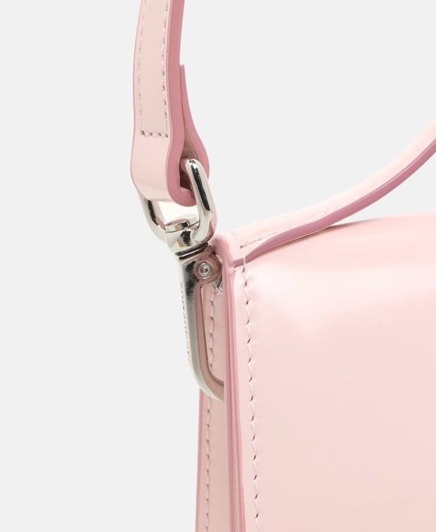 Jacquemus Le Grand Bambino Leather shoulder bag Rose