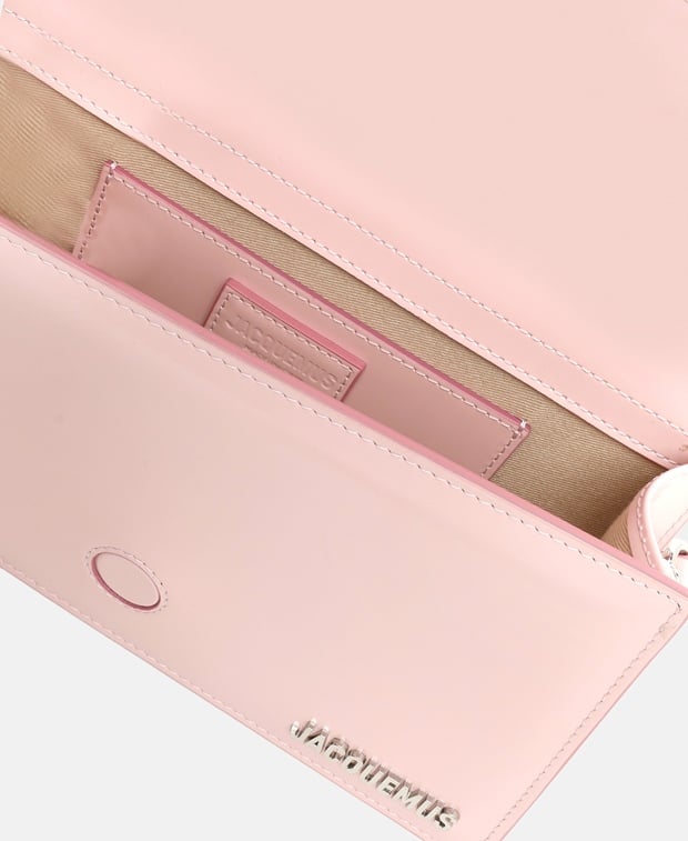 Jacquemus Le Grand Bambino Leather shoulder bag Rose