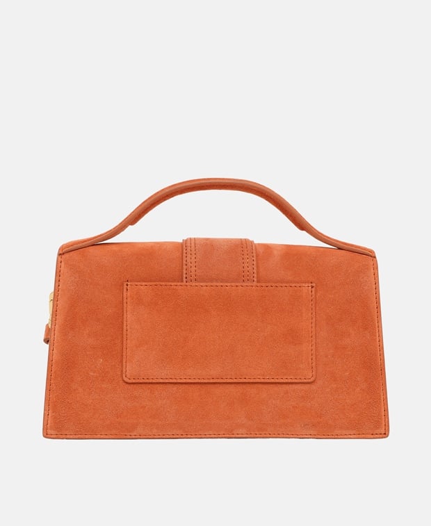 Jacquemus Le Grand Bambino Leather shoulder bag Orange