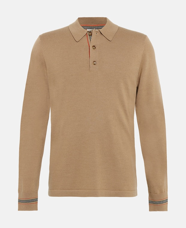 Burberry Woolen long sleeve polo