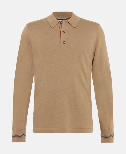 Burberry Woolen long sleeve polo
