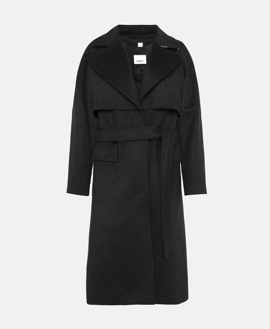 Burberry Wool trench coat Anthracite