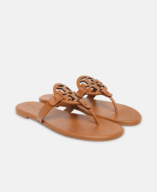 Tory Burch Miller Soft Sandals Caramel