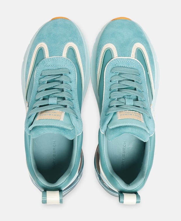Tory Burch Good Luck Bubble Sneakers Blue