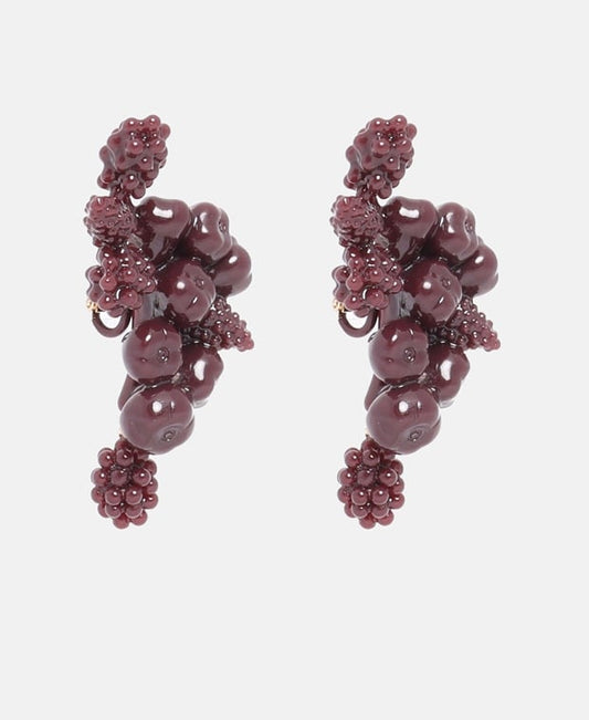 Tory Burch Earrings Burgundy