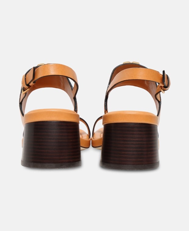Tory Burch Eleanor Sandals Cognac