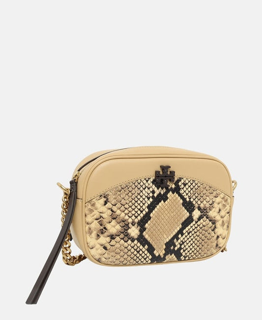 Tory Burch Mcgraw Leather cross body bag Cognac