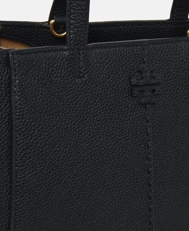 Tory Burch Mcgraw Carryall Leather handbag Black