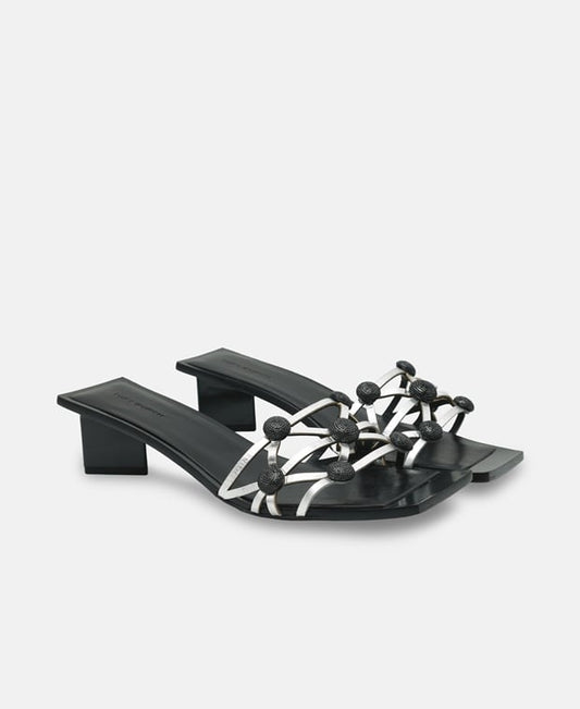 Tory Burch Mules Crystal Bobble