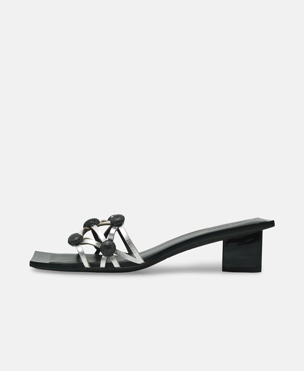 Tory Burch Mules Crystal Bobble