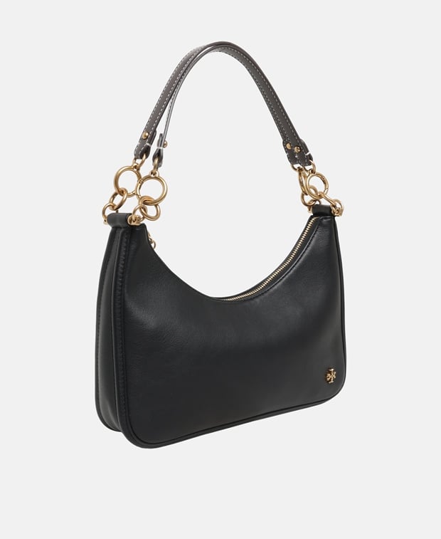 Tory Burch 151 Mercer Crescent Leather shoulder bag Black