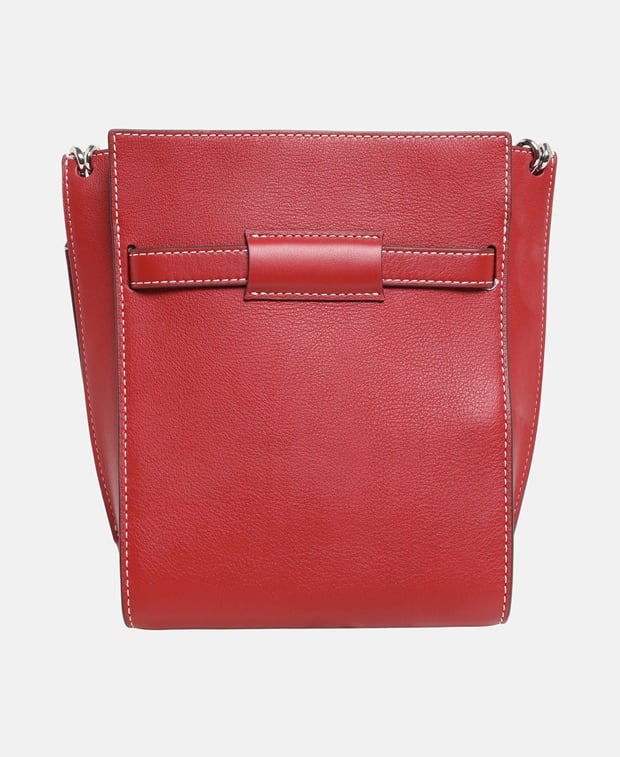 Tory Burch Leather bucketbag Red