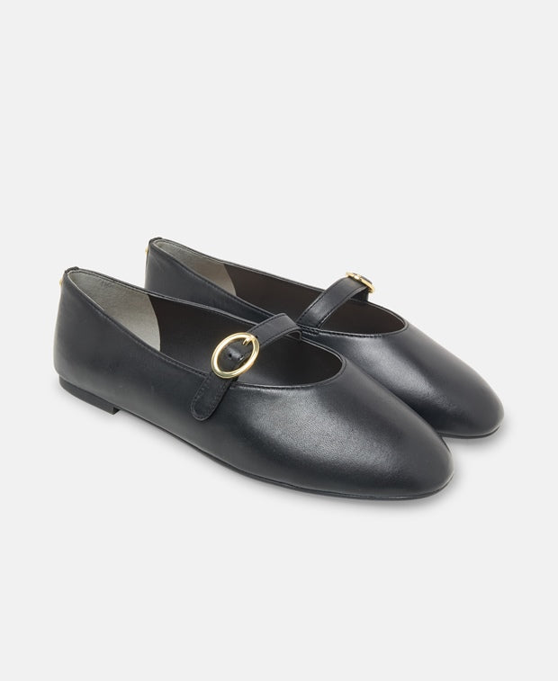 Stuart Weitzman Kyra Slingback ballerina Black