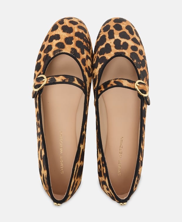 Stuart Weitzman Ballerina flat with straps Kyra