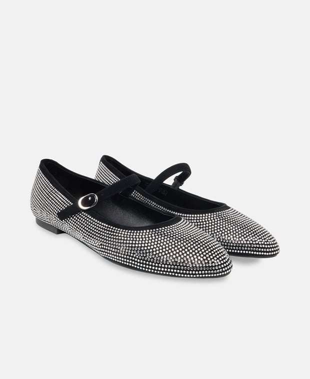 Stuart Weitzman Mary jane Ballet flats Black