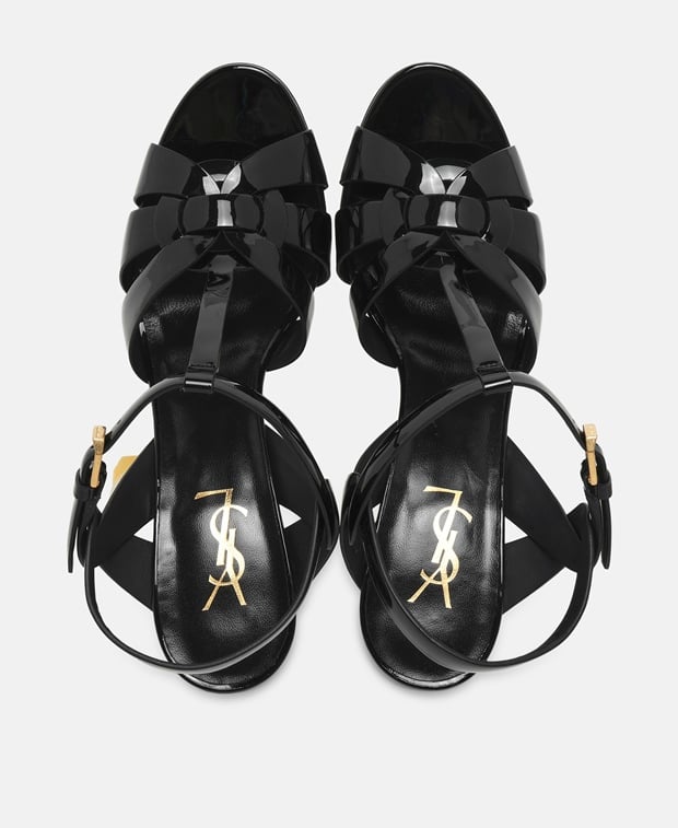 Saint Laurent Tribute Heeled sandals Black