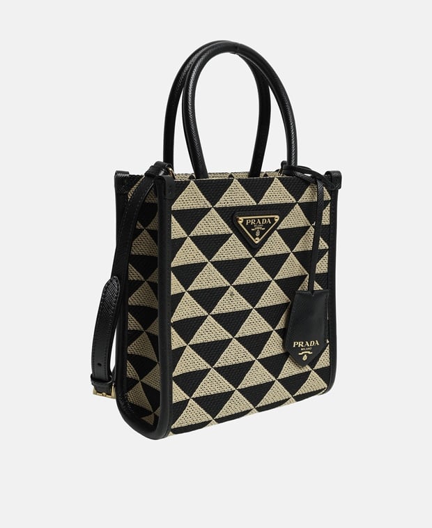 Prada Symbole Handbag Black