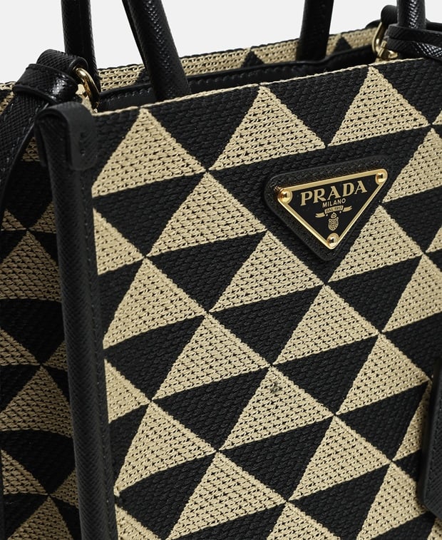 Prada Symbole Handbag Black