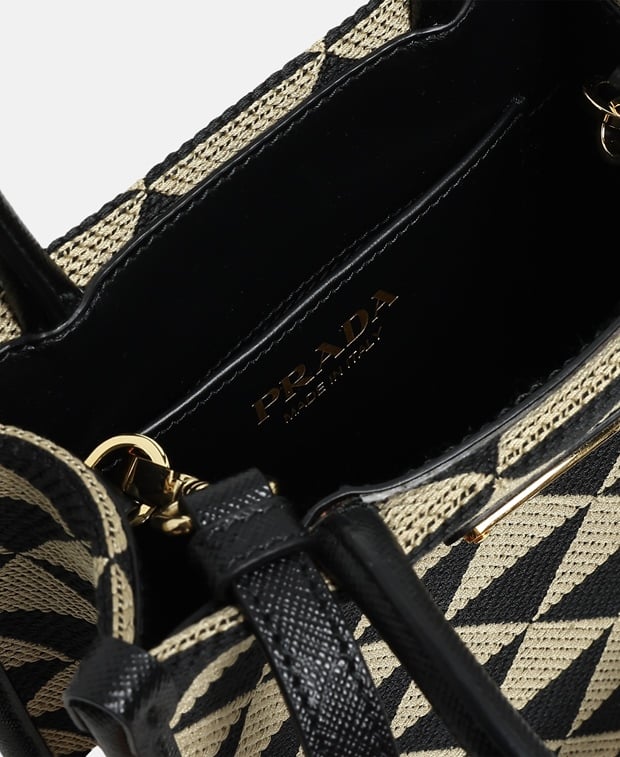 Prada Symbole Handbag Black
