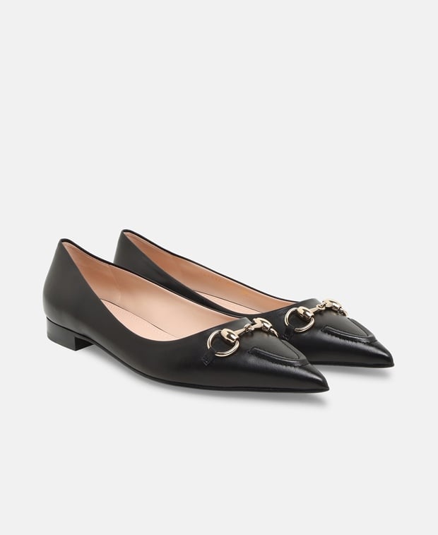 Gucci Malaga Kid Ballet flats Black