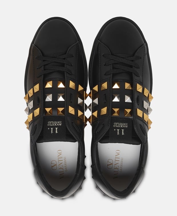 Valentino Garavani Rockstud Sneakers Black