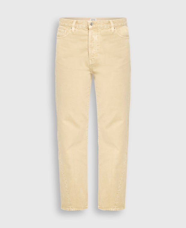 Toteme Twisted Seam Fl Straight-leg jeans Beige