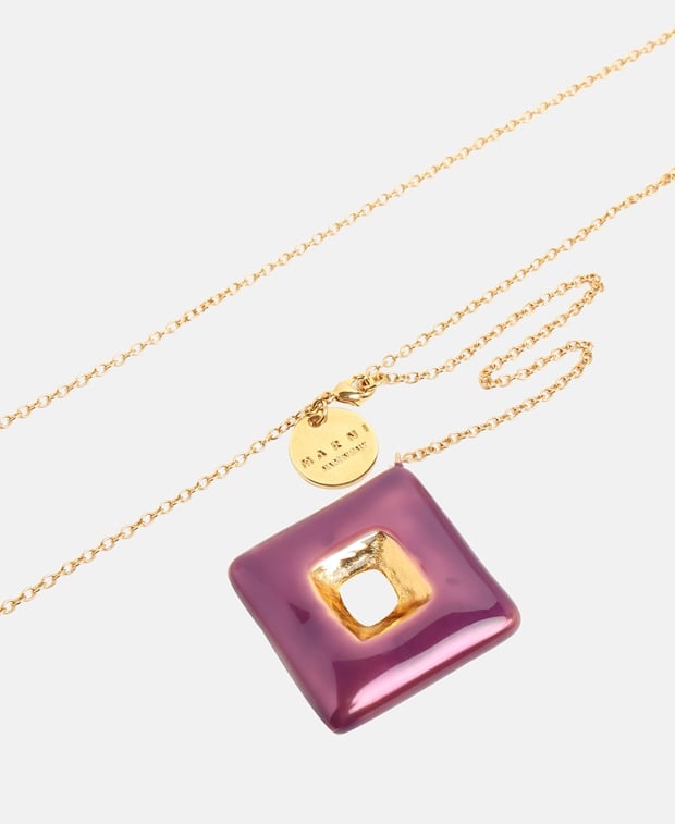 Marni Necklace with pendant Bordeaux
