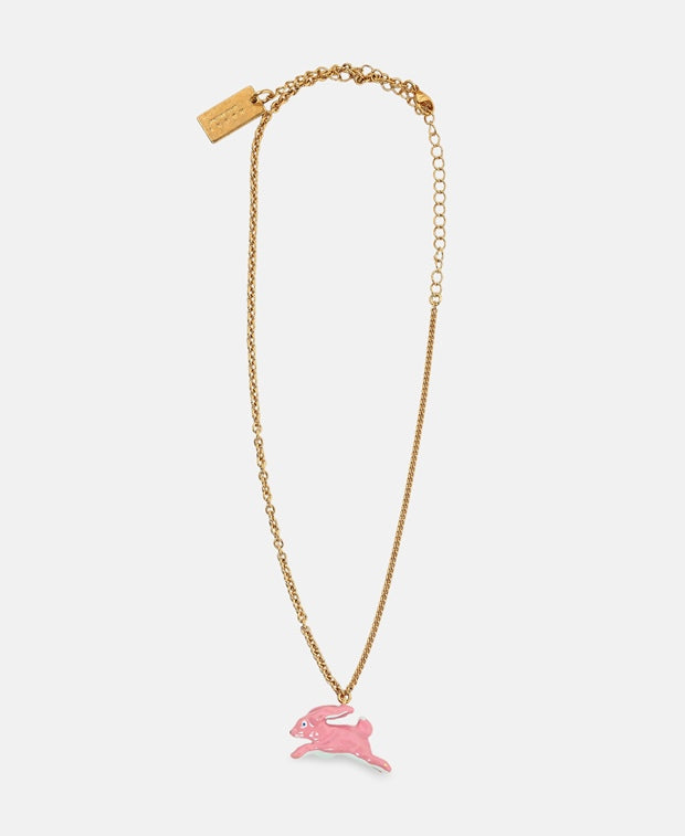 Marni Necklace with pendant Fuchsia