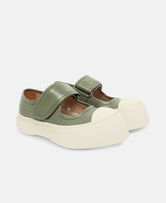 Marni Platform ballerinas Dark Green