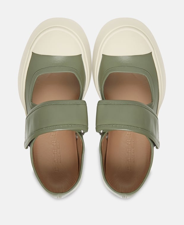 Marni Platform ballerinas Dark Green