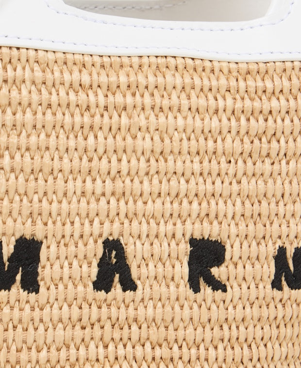 Marni Leather bucketbag White