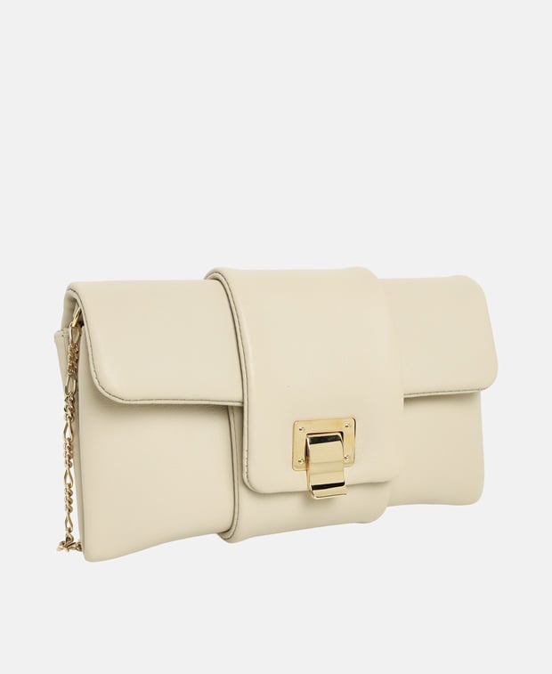 Proenza Schouler Leather clutch Taupe
