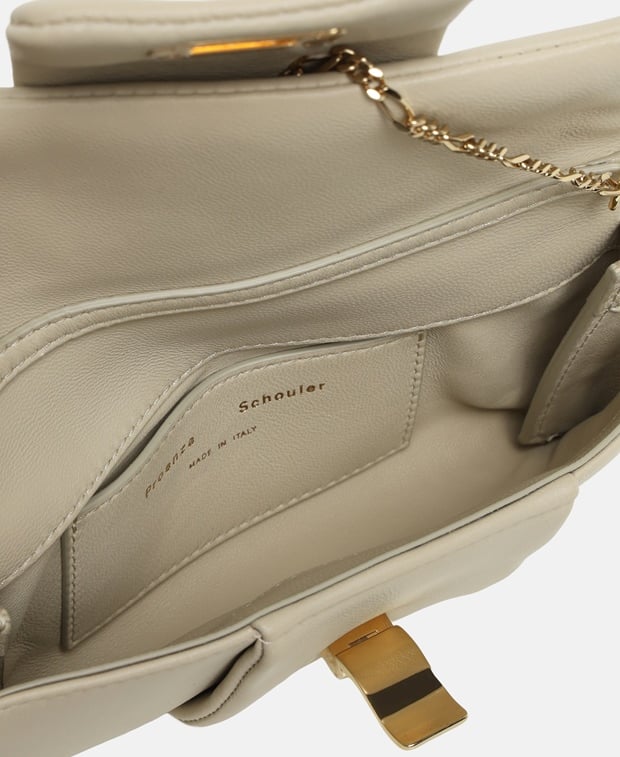 Proenza Schouler Leather clutch Taupe