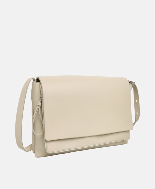 Proenza Schouler City Leather messenger bag Taupe