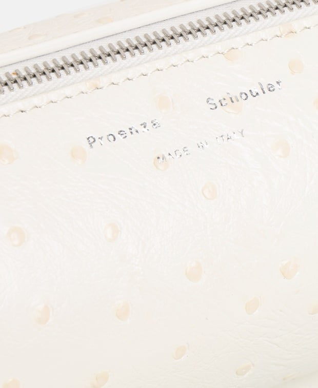 Proenza Schouler Silo Leather shoulder bag Ecru