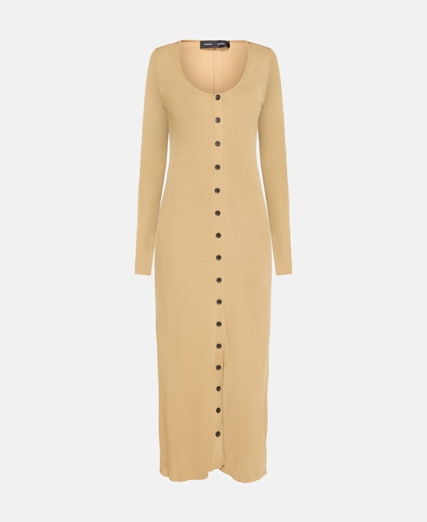 Proenza Schouler Knitted dress Khaki