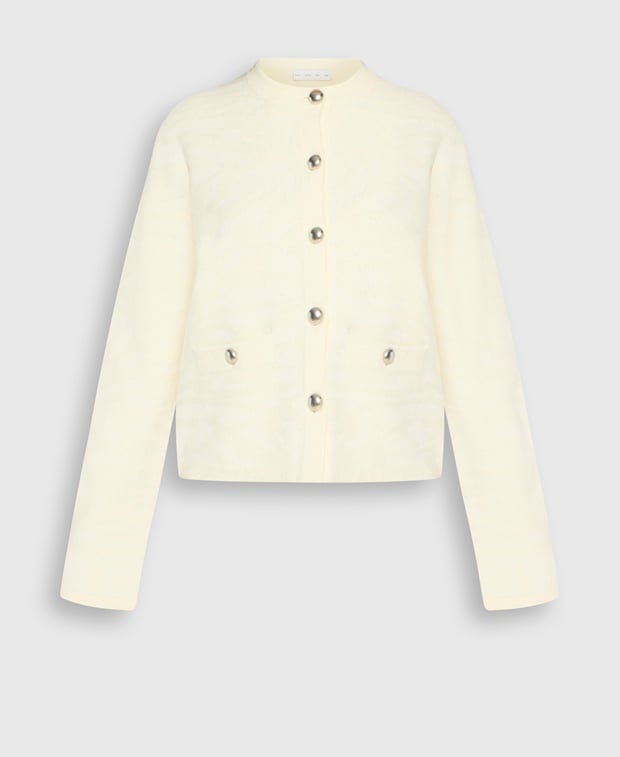 Proenza Schouler White Label Cardigan White Gold