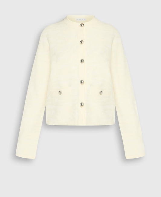 Proenza Schouler White Label Cardigan White Gold