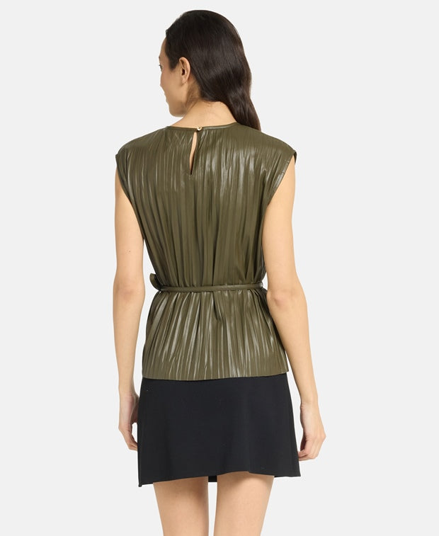 Proenza Schouler White Label Leather-look top