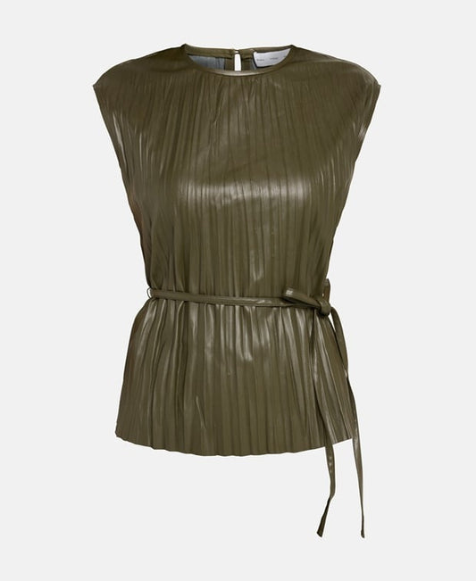 Proenza Schouler White Label Leather-look top