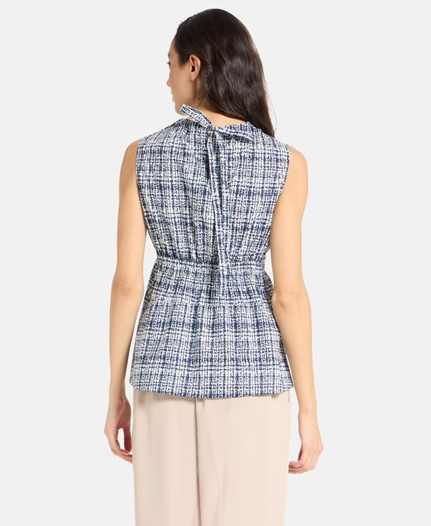 Proenza Schouler White Label Sleeveless blouse Midnight Blue