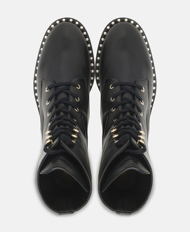 Stuart Weitzman Sondra Lace-up ankle boot Black