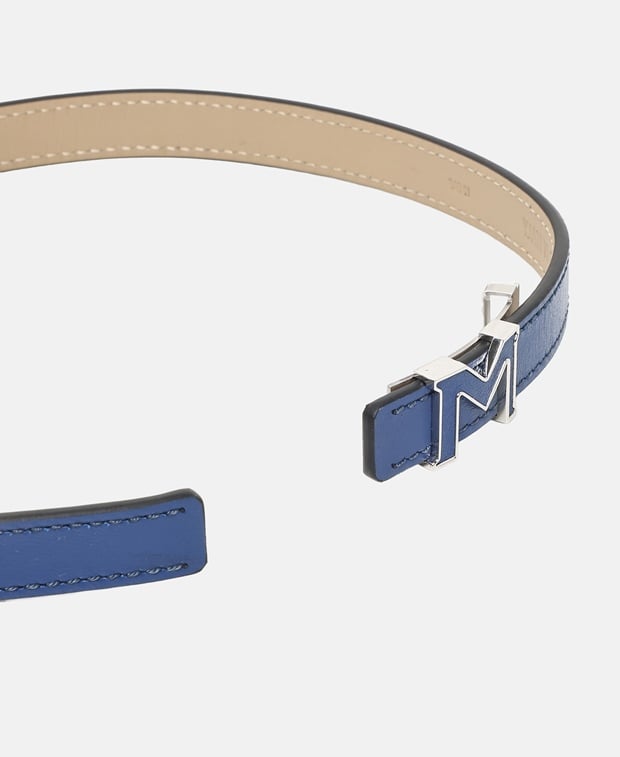 Montblanc Leather bracelet Blue
