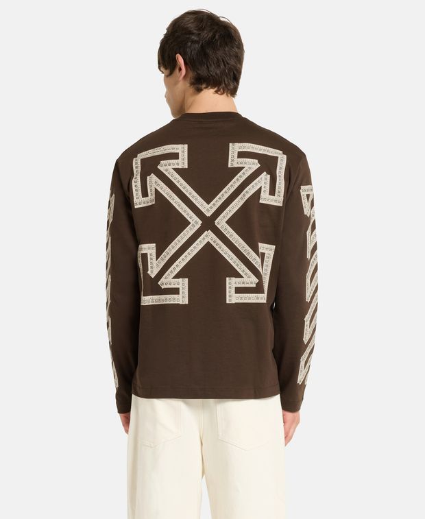Off-White Long-sleeved top Tape Arrow Skate