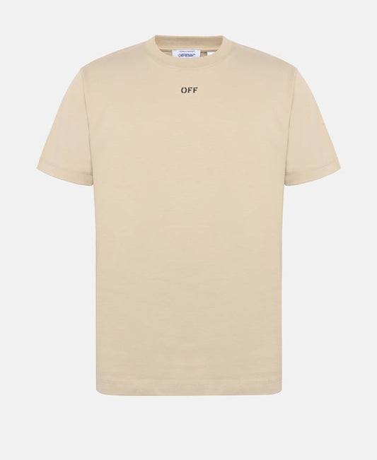 Off-White T-shirt Tan