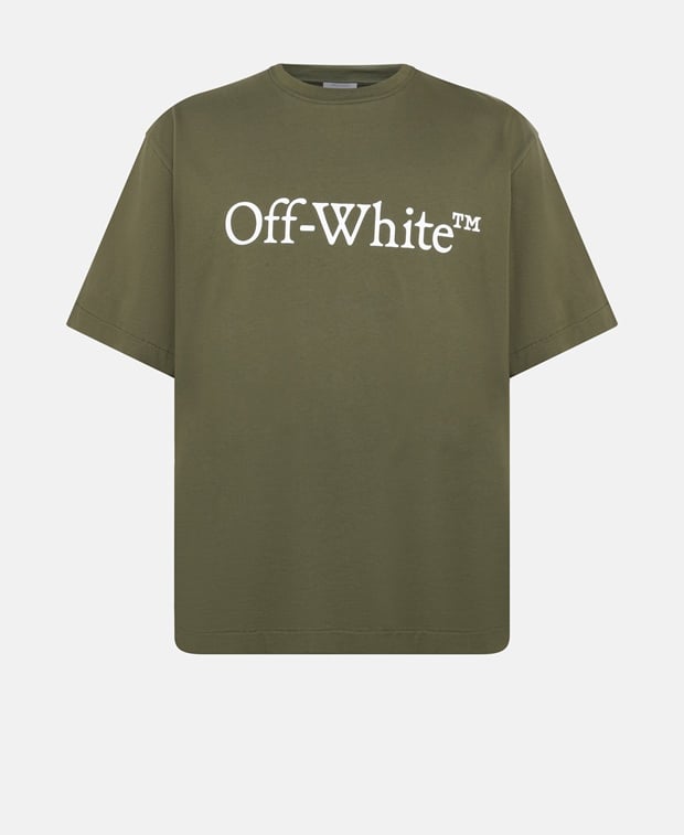Off-White Crew neck t-shirt Moss