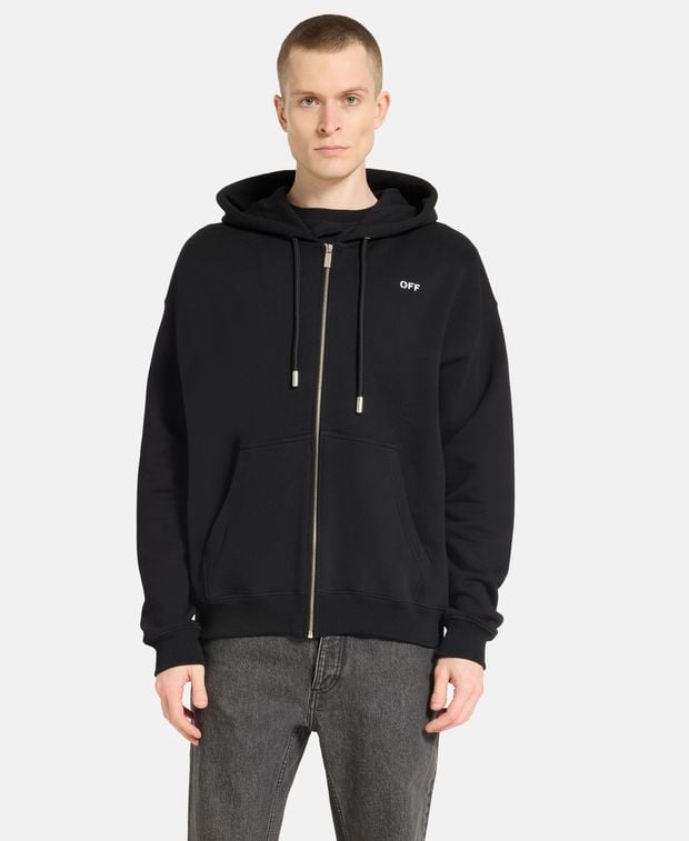 Off-White Hooded sweat jacket