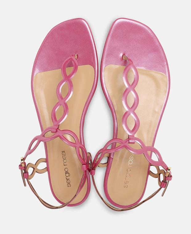 Sergio Rossi Mermaid 010 Sandals Fuchsia