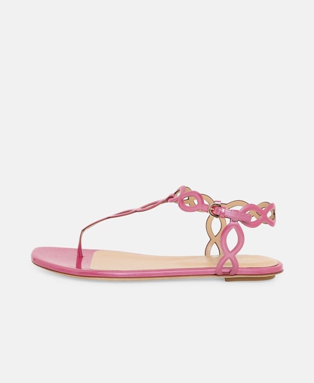 Sergio Rossi Mermaid 010 Sandals Fuchsia